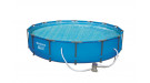 Бассейн каркасный круглый 427 х 84 см +фильтрующий насос (220-240В) 56595 